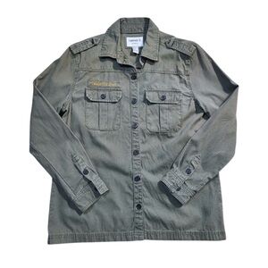 Forever 21 khaki green utility layering Jacket